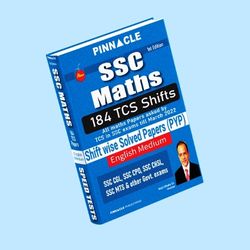 SSC Maths 184 TCS Shifts: Shifts wise Speed tests (PYP) English medium 